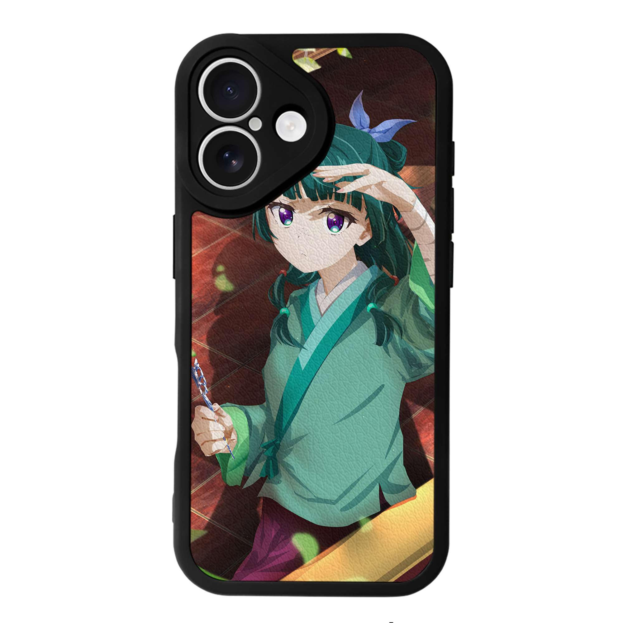 （画像用） 薬屋のひとりごと The Apothecary Diaries 【iPhone 16シリーズ対応】シリコンスマホケース（レザー調） 材質：シリコン
